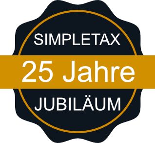 25 Jahre Simpletax Jubiläum